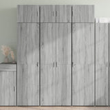 Storage Cabinet 70X42.5X225 Cm Engineered Wood