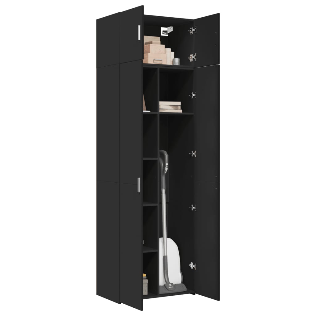 Storage Cabinet 70X42.5X225 Cm Engineered Wood