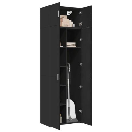 Storage Cabinet 70X42.5X225 Cm Engineered Wood