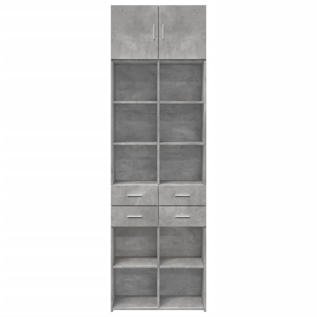 Storage Cabinet 70X42.5X225 Cm Engineered Wood