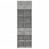Storage Cabinet 70X42.5X225 Cm Engineered Wood