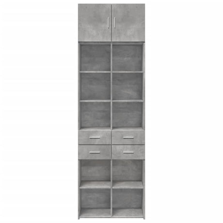 Storage Cabinet 70X42.5X225 Cm Engineered Wood