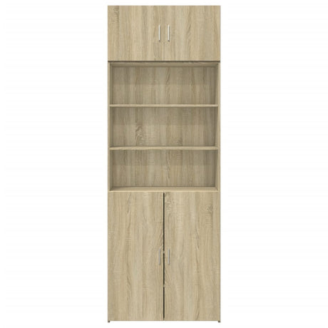 Storage Cabinet 80X42.5X225 Cm Engineered Wood