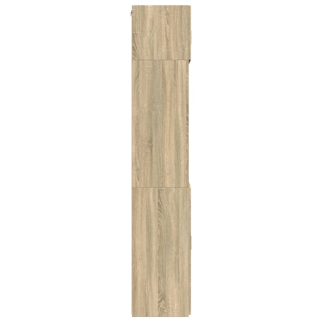 Storage Cabinet 80X42.5X225 Cm Engineered Wood