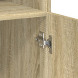 Storage Cabinet 80X42.5X225 Cm Engineered Wood