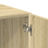 Storage Cabinet 80X42.5X225 Cm Engineered Wood