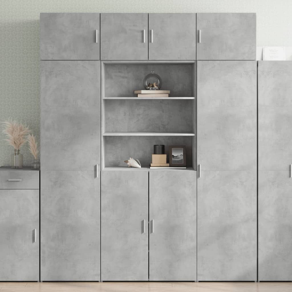 Storage Cabinet 80X42.5X225 Cm Engineered Wood