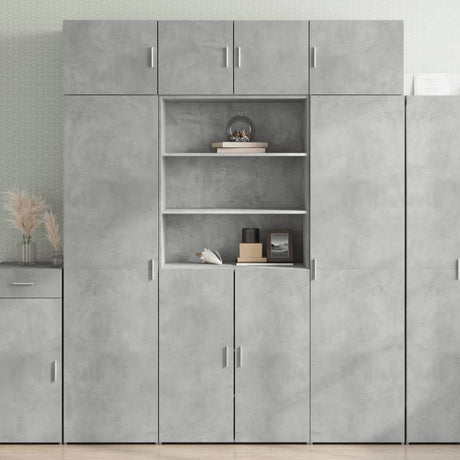 Storage Cabinet 80X42.5X225 Cm Engineered Wood