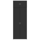 Storage Cabinet 80X42.5X225 Cm Engineered Wood