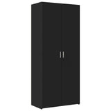 Storage Cabinet 80X42.5X225 Cm Engineered Wood