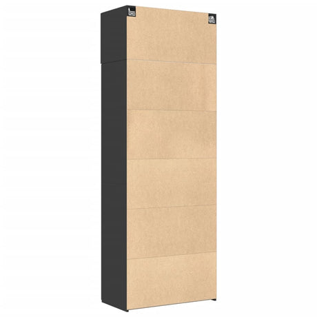 Storage Cabinet 80X42.5X225 Cm Engineered Wood