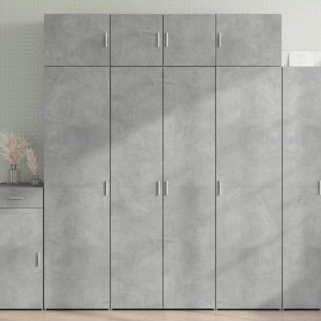Storage Cabinet 80X42.5X225 Cm Engineered Wood