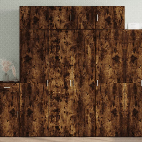 Storage Cabinet 80X42.5X225 Cm Engineered Wood