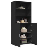 Highboard 80X42.5X185 Cm Engineered Wood