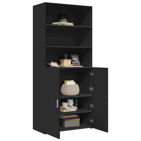 Highboard 80X42.5X185 Cm Engineered Wood