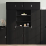 Highboard 80X42.5X185 Cm Engineered Wood