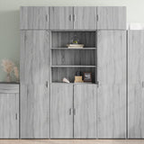 Highboard 80X42.5X185 Cm Engineered Wood