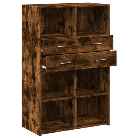 Highboard 80X42.5X124 Cm Engineered Wood