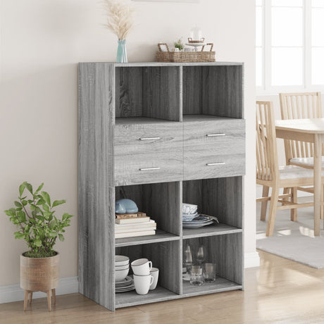 Highboard 80X42.5X124 Cm Engineered Wood