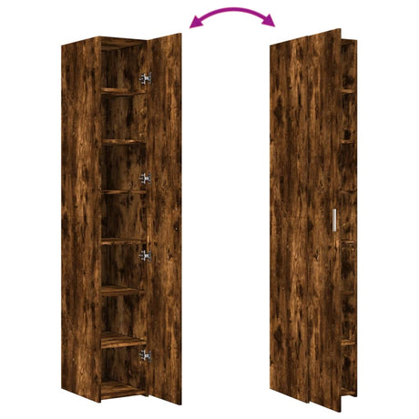 Highboard 30X42.5X185 Cm Engineered Wood