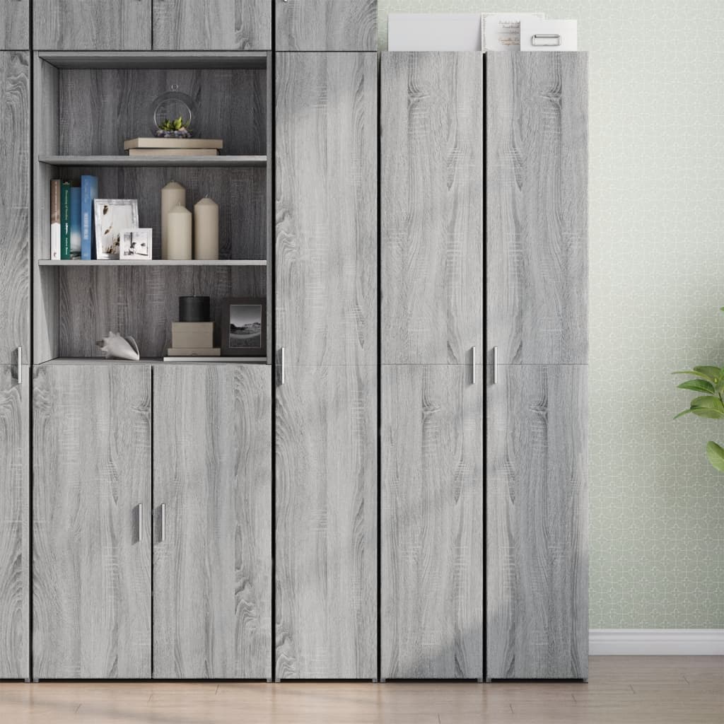 Highboard 30X42.5X185 Cm Engineered Wood