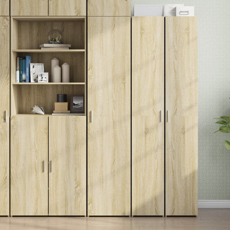 Highboard 40X42.5X185 Cm Engineered Wood