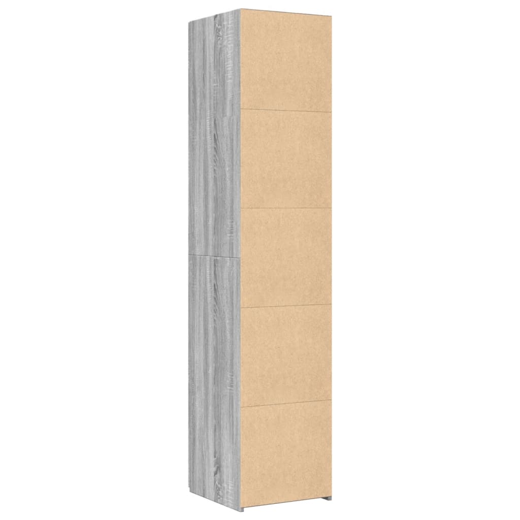 Highboard 40X42.5X185 Cm Engineered Wood