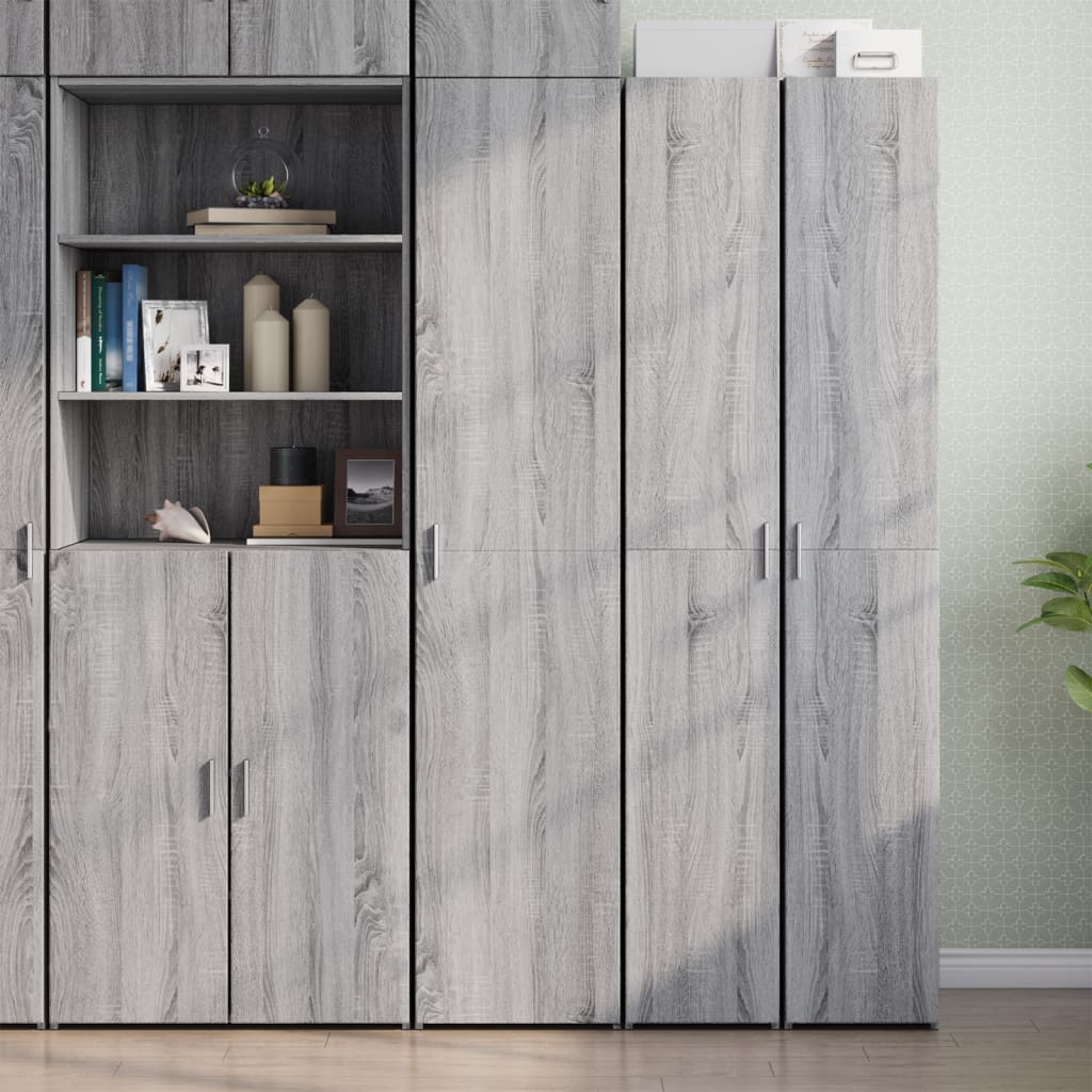 Highboard 40X42.5X185 Cm Engineered Wood