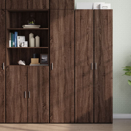 Highboard 40X42.5X185 Cm Engineered Wood