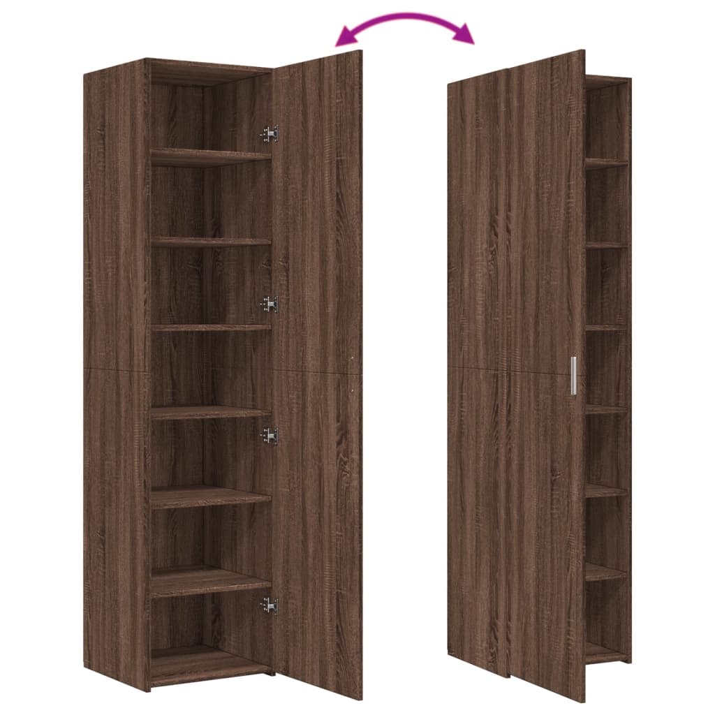 Highboard 45X42.5X185 Cm Engineered Wood
