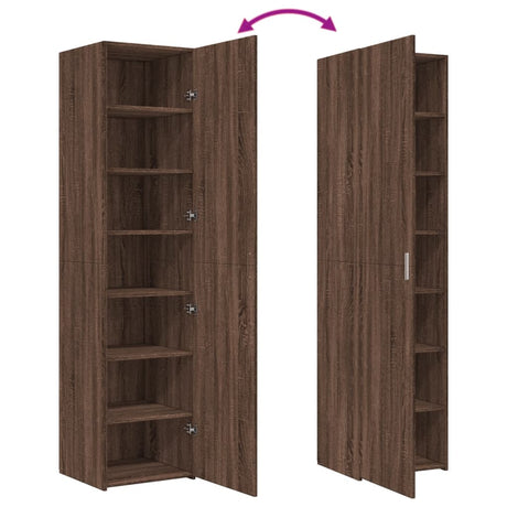 Highboard 45X42.5X185 Cm Engineered Wood