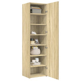 Highboard 50X42.5X185 Cm Engineered Wood