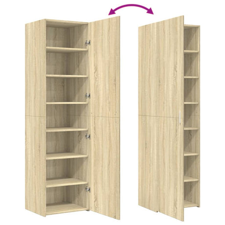 Highboard 50X42.5X185 Cm Engineered Wood