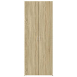 Highboard 70X42.5X185 Cm Engineered Wood
