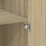 Highboard 70X42.5X185 Cm Engineered Wood