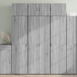 Highboard 70X42.5X185 Cm Engineered Wood