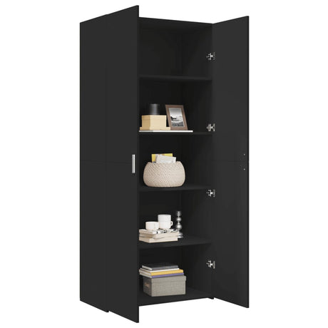 Highboard 80X42.5X185 Cm Engineered Wood