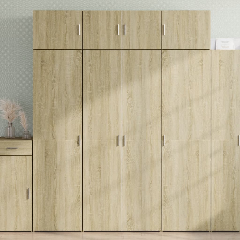 Highboard 80X42.5X185 Cm Engineered Wood
