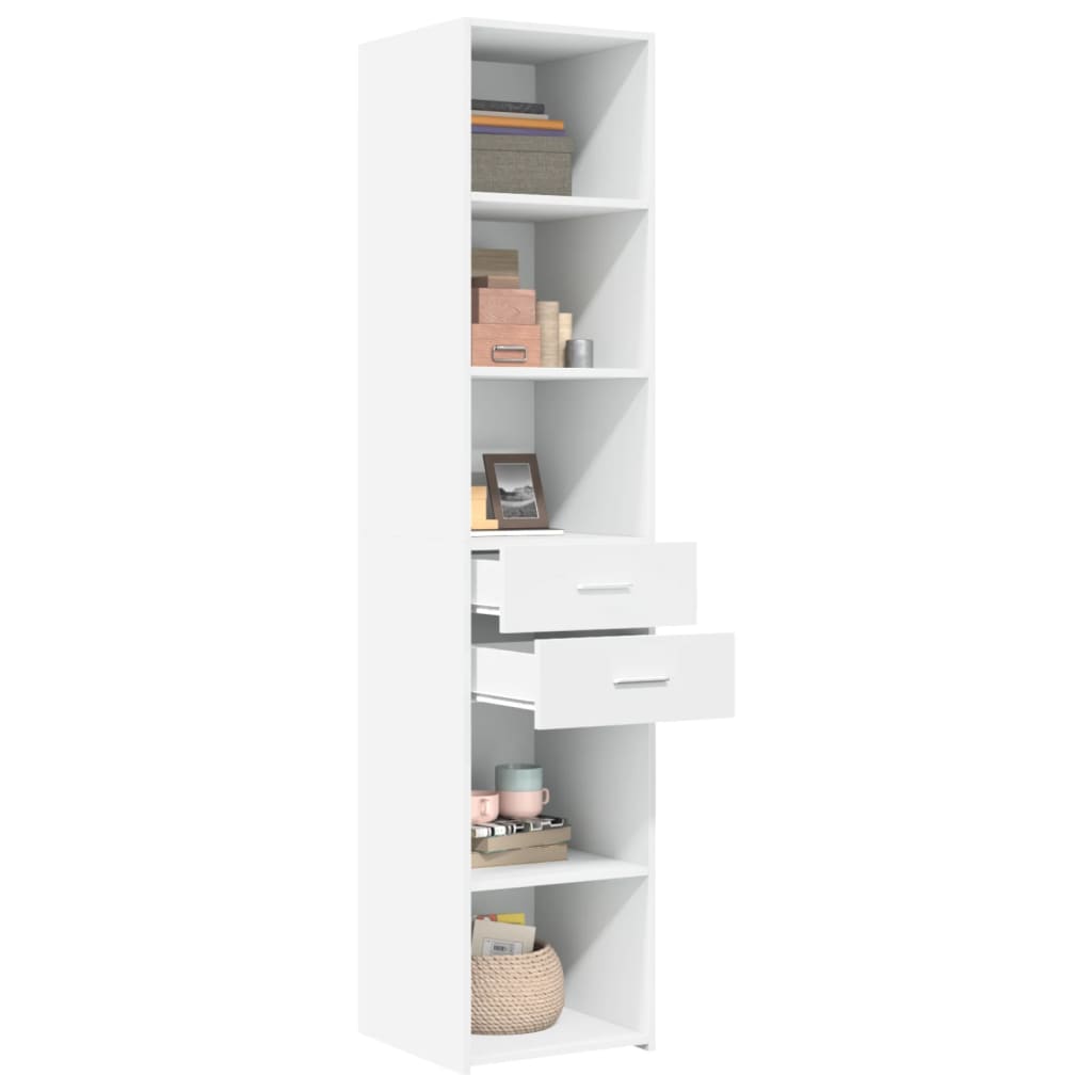 Highboard 40X42.5X185 Cm Engineered Wood