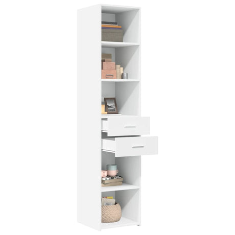 Highboard 40X42.5X185 Cm Engineered Wood