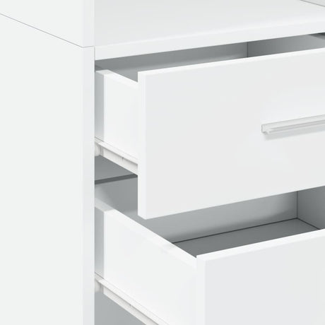 Highboard 40X42.5X185 Cm Engineered Wood