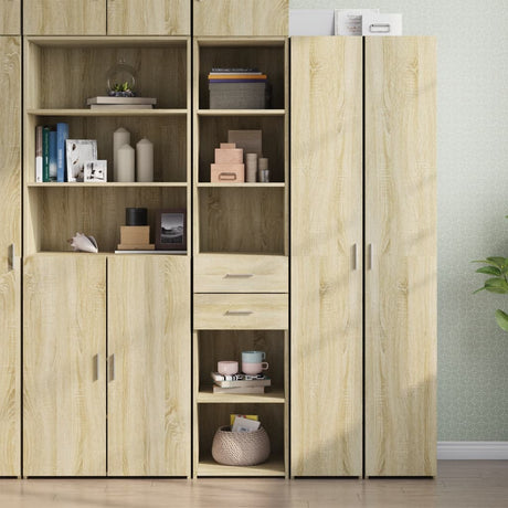 Highboard 40X42.5X185 Cm Engineered Wood