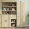 Highboard 40X42.5X185 Cm Engineered Wood