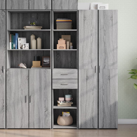 Highboard 40X42.5X185 Cm Engineered Wood