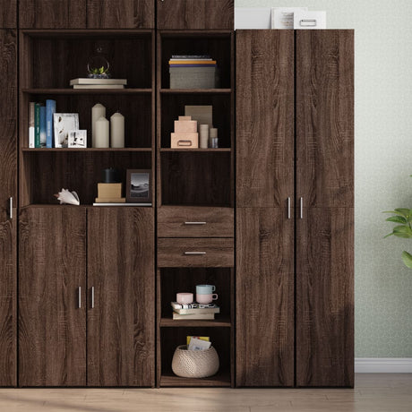 Highboard 40X42.5X185 Cm Engineered Wood