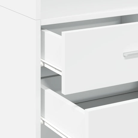 Highboard 45X42.5X185 Cm Engineered Wood