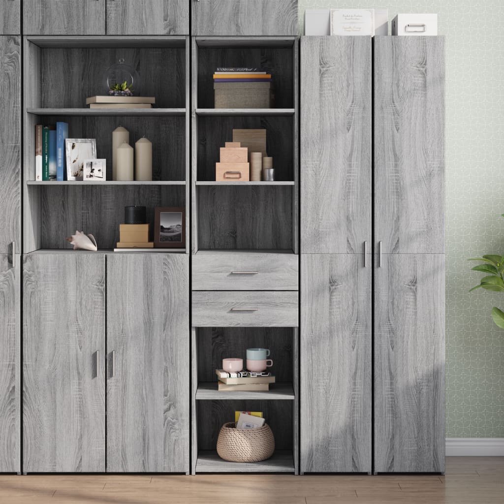 Highboard 45X42.5X185 Cm Engineered Wood