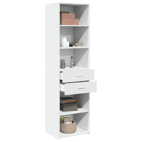 Highboard 50X42.5X185 Cm Engineered Wood
