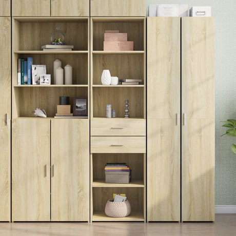 Highboard 50X42.5X185 Cm Engineered Wood