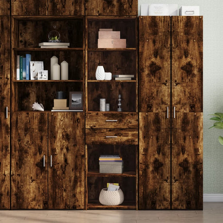 Highboard 50X42.5X185 Cm Engineered Wood